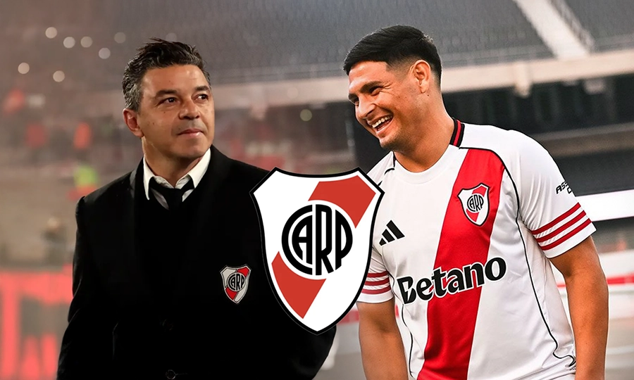 Marcelo Gallardo y Maxi Salas