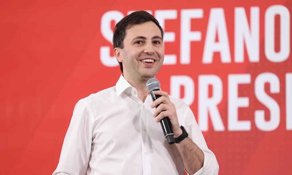 Stéfano Di Carlo en la previa a las elecciones en River