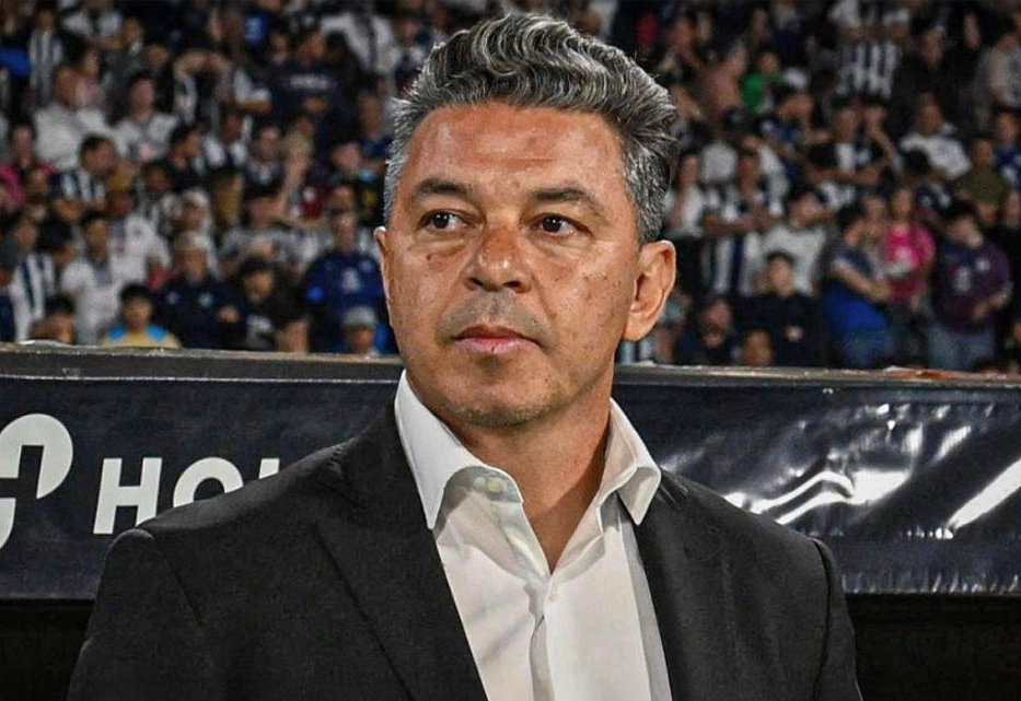 Marcelo Gallardo en partido