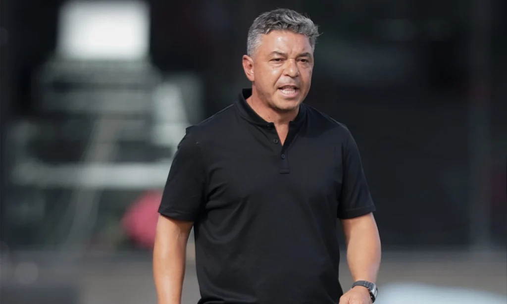 Gallardo después del triunfo ante Barracas Central