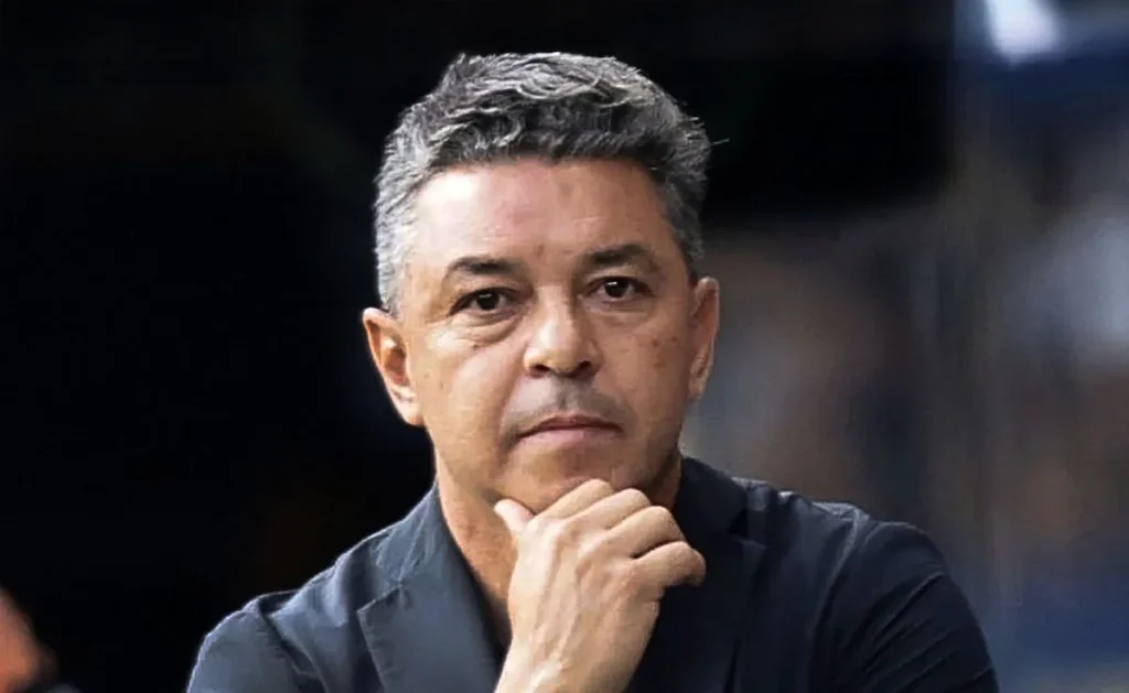 Marcelo Gallardo pensativo