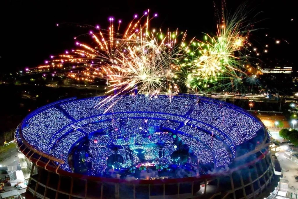 show de Coldplay en River