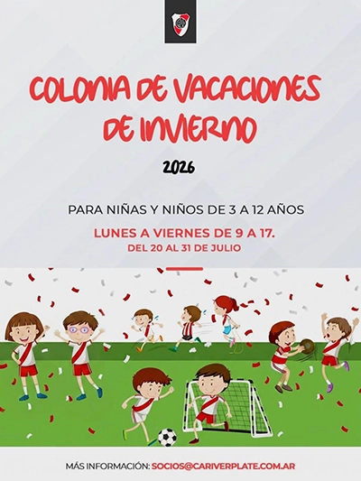 colonia de vacaciones de invierno de River