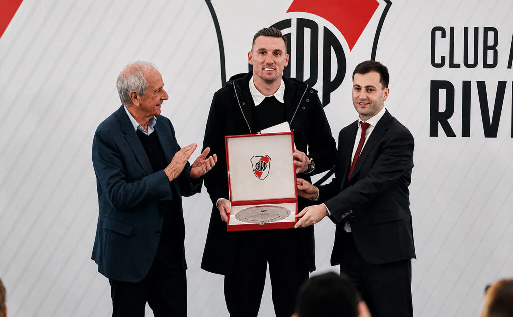 Franco Armani se despidió de River