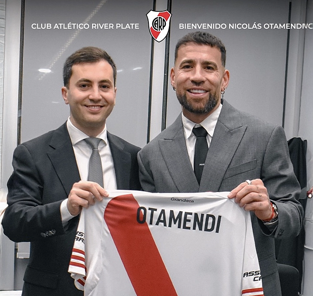 Otamendi firmó con River