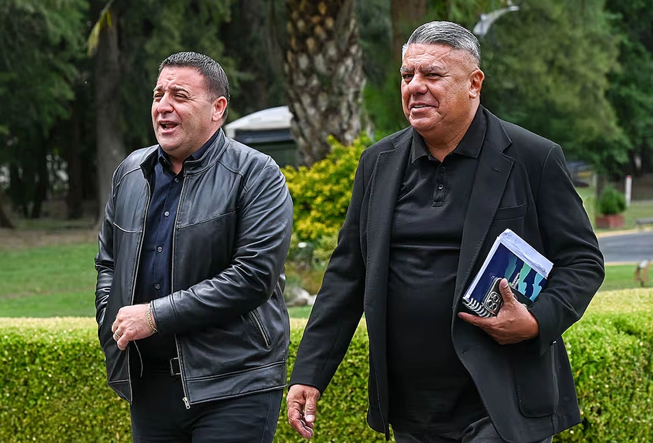Pablo Toviggino y Claudio Chiqui Tapia