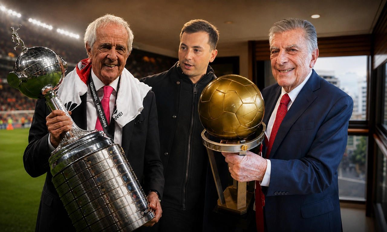 Stefano Di Carlo, Rodolfo D'Onofrio y Hugo Santilli