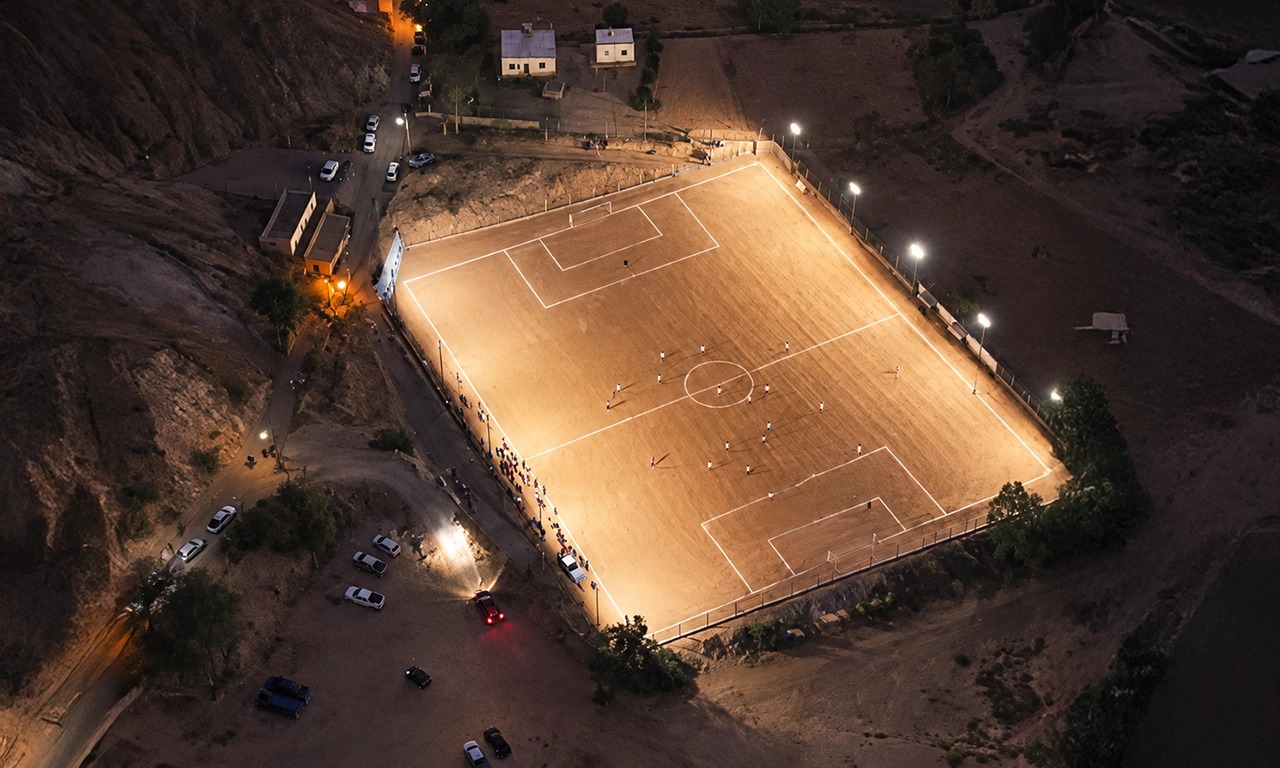 Cancha del Club Atlético Santa Rosa en Purmamarca