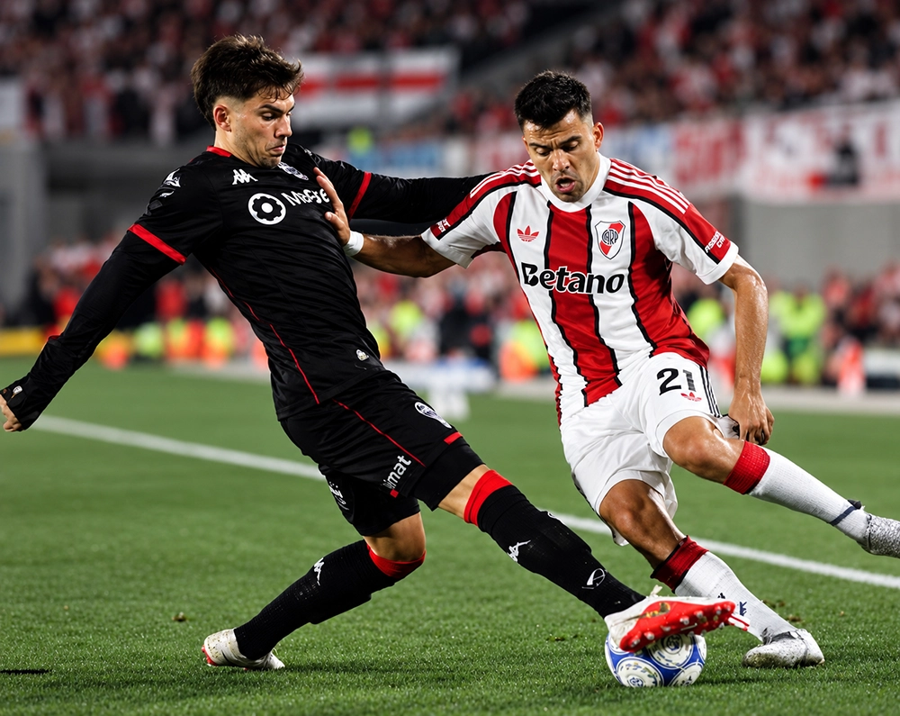 el "huevo" Acuña frente a Huracán