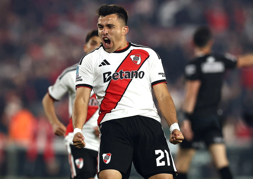 Acuña marcó el único god de River vs Estudiantes de Rio Cuarto